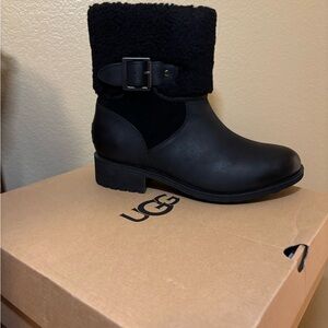 UGG Women's Black Buckle Winter Boots